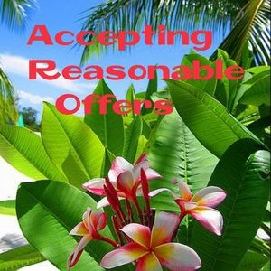 All reasonable offers will be accepted